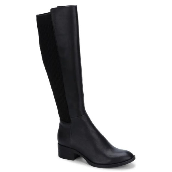 Kenneth Cole Shoes - 🎁 Kenneth Cole Levon Leather & Rib Knit Knee High Boot